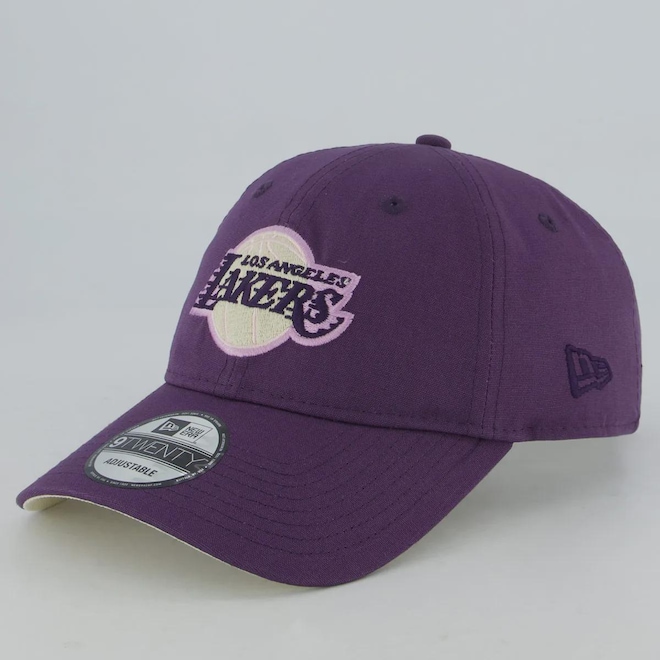 Boné Adulto New Era NBA Los Angeles Lakers Action 920 Aba Curva - Foto 1