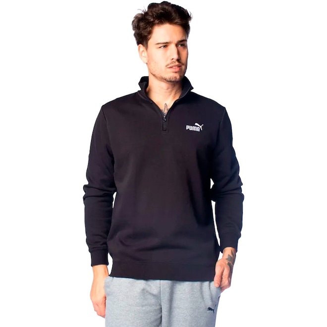 Blusão Puma Ess No. 1 Logo Half-Zip Masculino - Foto 1