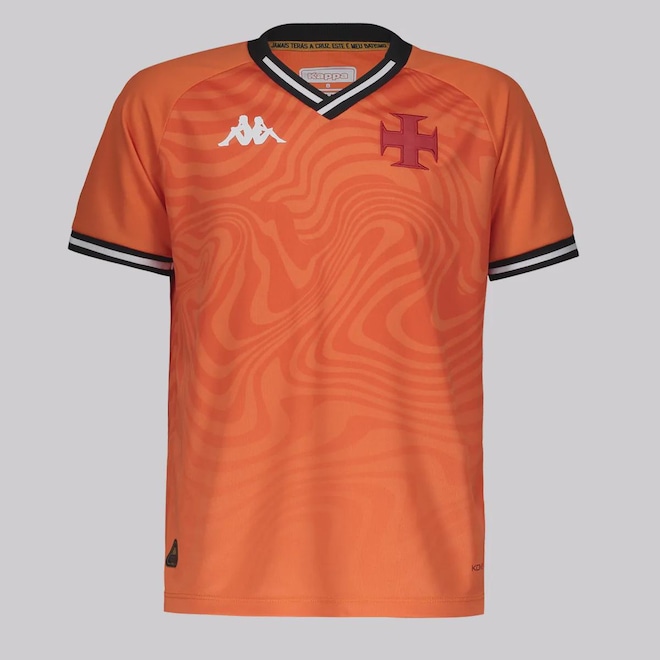 Camisa do Vasco 25/26 Kappa Goleiro Infantil - Foto 1
