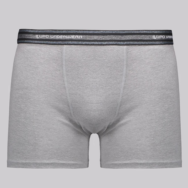 Cueca Boxer Lupo Algodão com Elastano Masculina - Foto 1