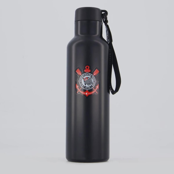Garrafa do Corinthians Futfanatics Steam Metal 750 ml - Foto 1