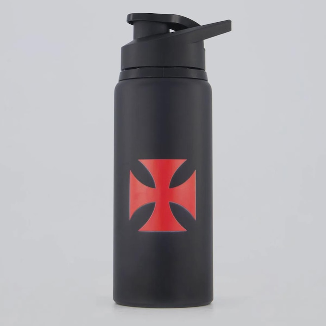 Squeeze do Vasco Futfanatics Cruz de Malta 600 ml - Foto 1