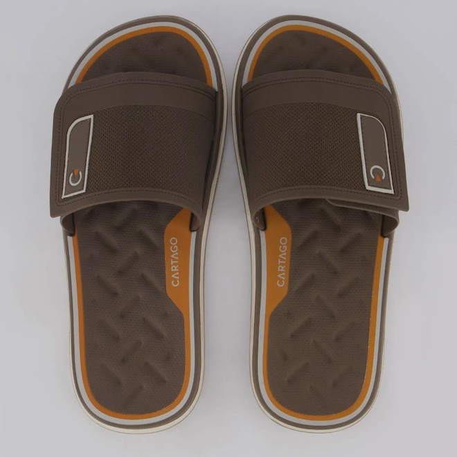 Chinelo Cartago Málaga Sport Gáspea Slide Masculino - Foto 1
