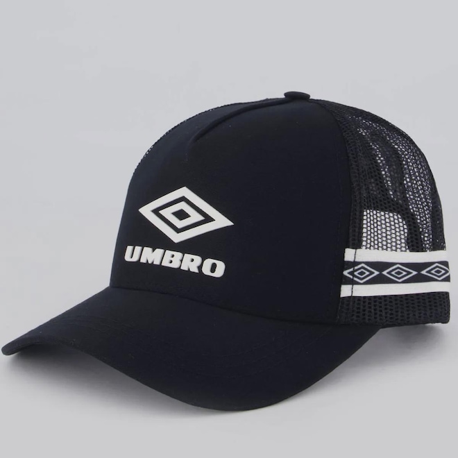 Boné Adulto Umbro Trucker Aba Curva - Foto 1
