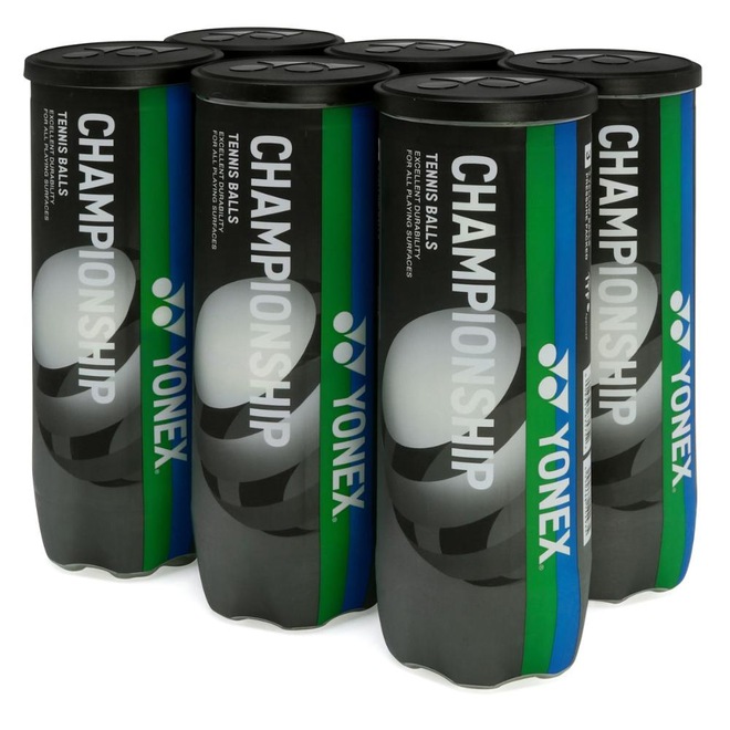 Bola de Tênis Yonex Championship Pack com 06 Tubos - Foto 1