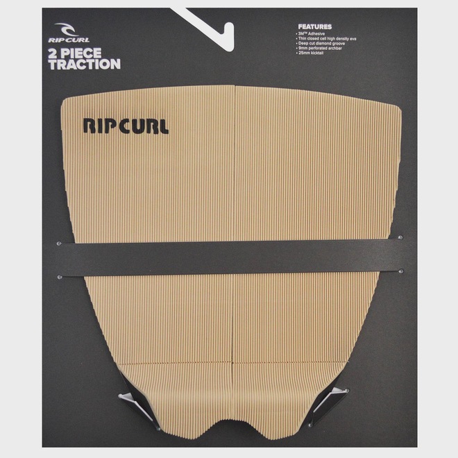 Deck para Prancha de Surf Rip Curl Traction 2 Peças Taupe - Foto 1
