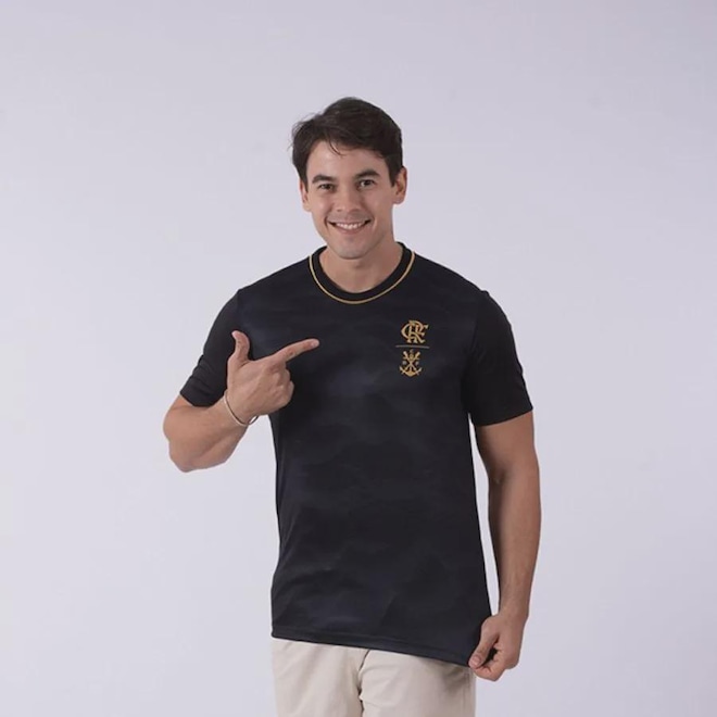 Camiseta do Flamengo Braziline Orla Masculina - Foto 1