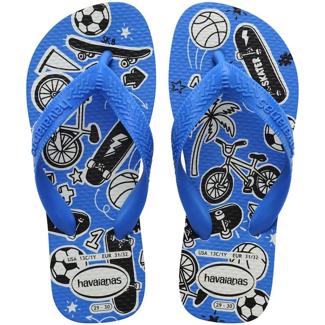 Chinelo Havaianas Top Athletic Infantil - Foto 1