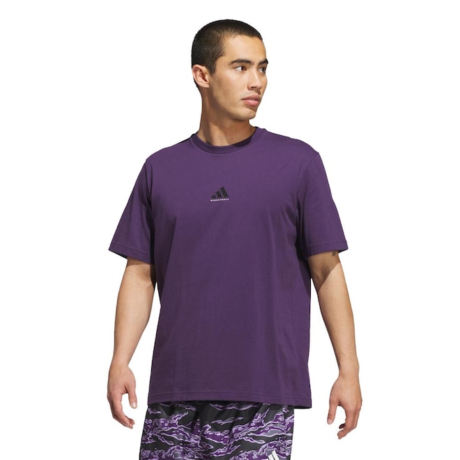 Camiseta Masculina Adidas Basketball - Foto 1