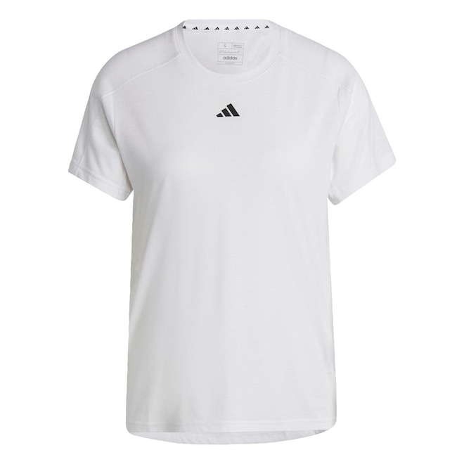 Camiseta Feminina adidas Gola Careca AEROREADY Train Essentials Minimal Branding - Foto 1