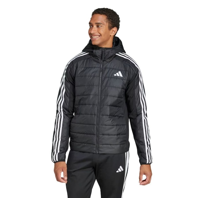 Jaqueta Masculina adidas com Capuz Puffer - Foto 1