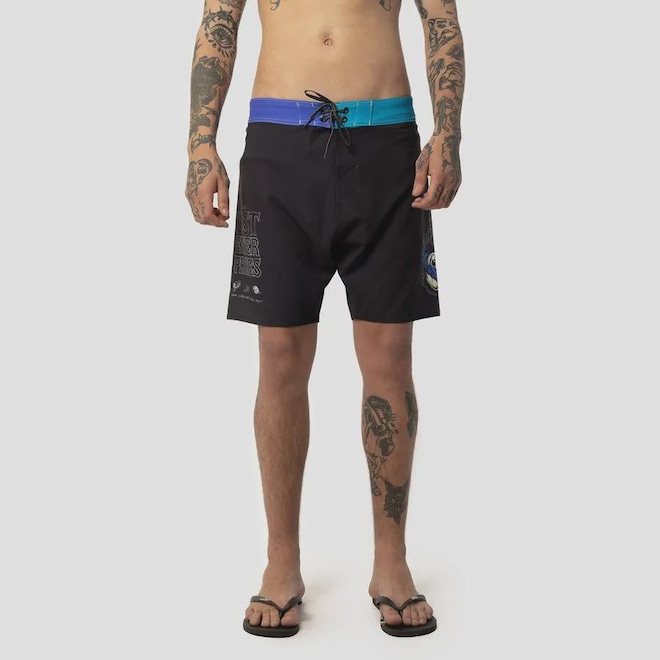 Bermuda Lost Ent. Elements Masculina - Foto 1