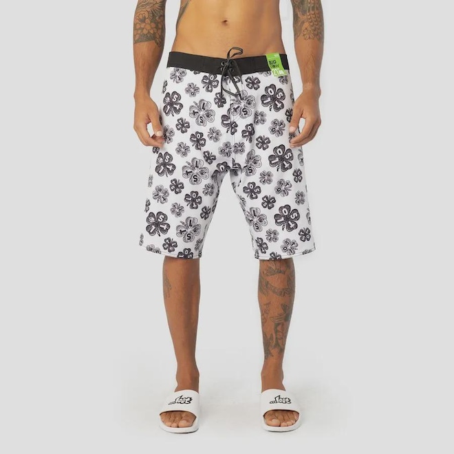 Bermuda Lost Clover Masculina - Foto 1
