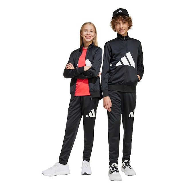 Agasalho Infantil Adidas Essentials Climacool - Foto 1