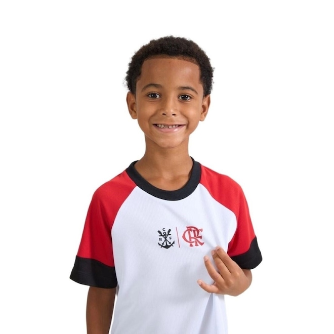 Camiseta Infantil Flamengo Braziline Ancora - Foto 1