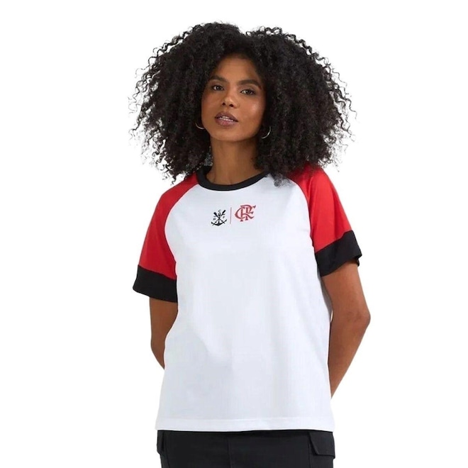 Camisa Feminina Flamengo Braziline Ancora - Foto 1