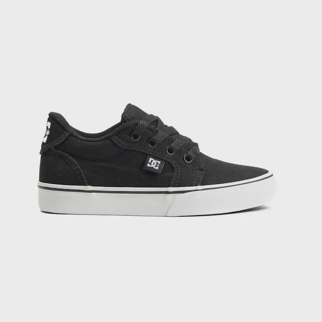 Tenis Dc Shoes Anvil Tx La T Tn Black/Black/White - DC Shoes - male - Foto 1