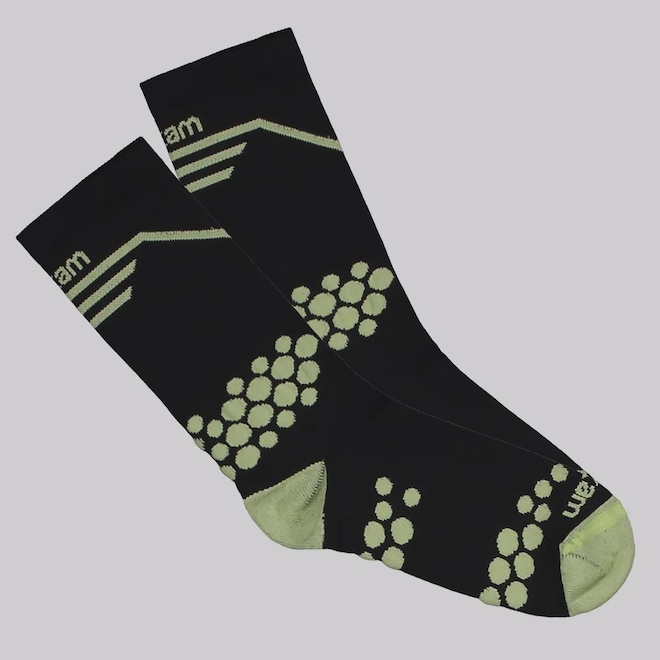 Meia Cano Médio de Compressão Rikam Feminina - Foto 1