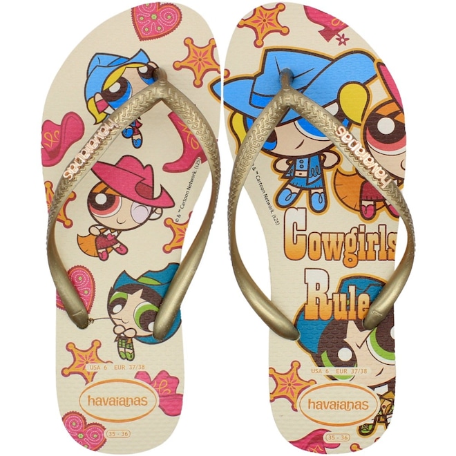 Chinelo Havaianas Warner Classic Feminino - Foto 1