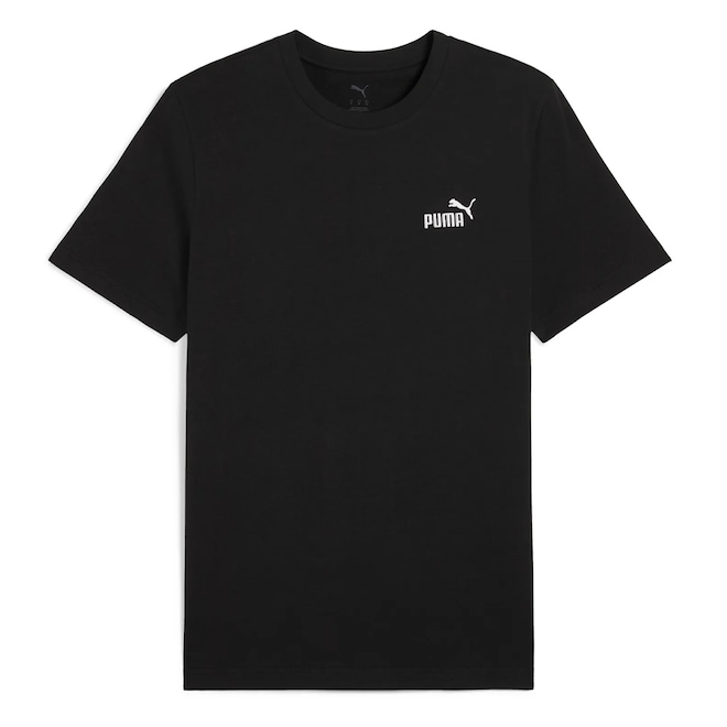 Camiseta Masculina Puma Essentials Small Logo No. 1 Bordada - Foto 1