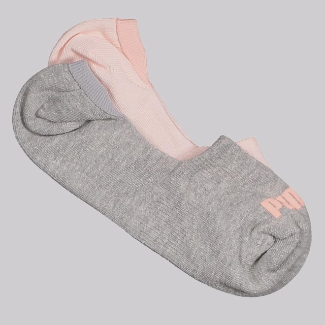 Meia Invisível Puma 2 Pares Feminina - Foto 1