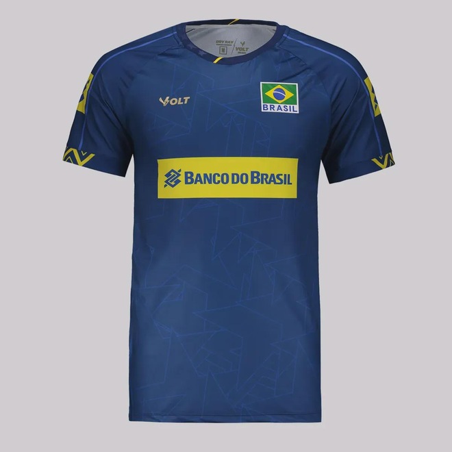 Camisa Volt Brasil Vôlei CBV 2025 Infantil - Foto 1