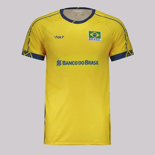 Camisa Volt Brasil Vôlei CBV 2025 Infantil - Foto 1