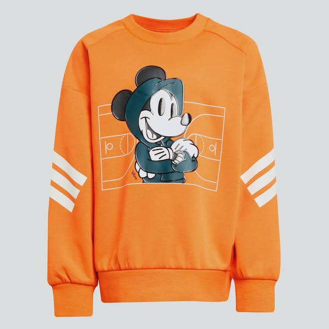 Blusão de Moletom adidas Disney Mickey Infantil - Foto 1