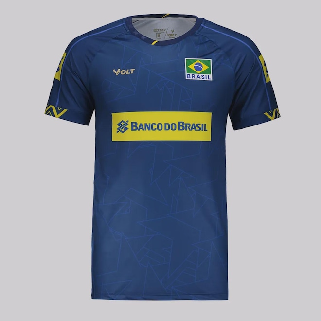 Camisa Volt Brasil Vôlei CBV 2025 Masculina - Foto 1