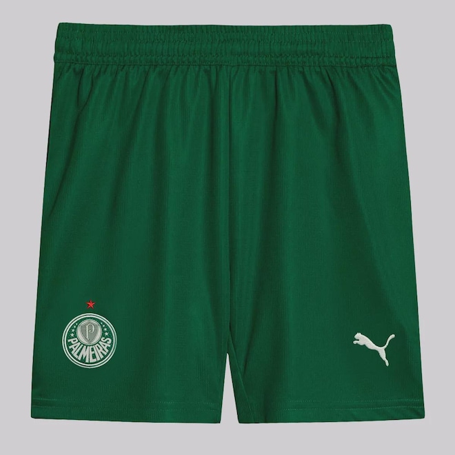 Calção Puma Palmeiras II 2025 Infantil - Foto 1