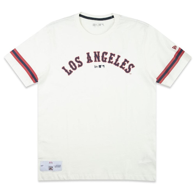 Camiseta Masculina New Era Regular MLB Los Angeles Dodgers Fanpage - Foto 1