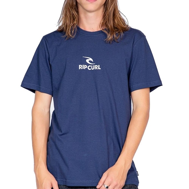 Camiseta Masculina Rip Curl Icon Big - Foto 1