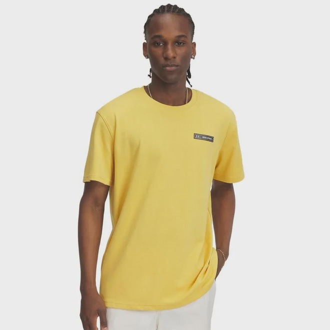 Camiseta Under Armour Sportstyle Heavyweight Label Masculina - Foto 1
