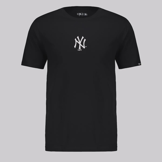 Camiseta New Era MLB New York Yankees Basica Masculina - Foto 1