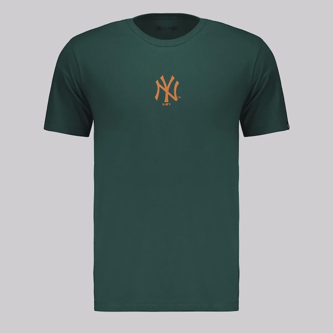 Camiseta New Era MLB New York Yankees Basica Masculina - Foto 1
