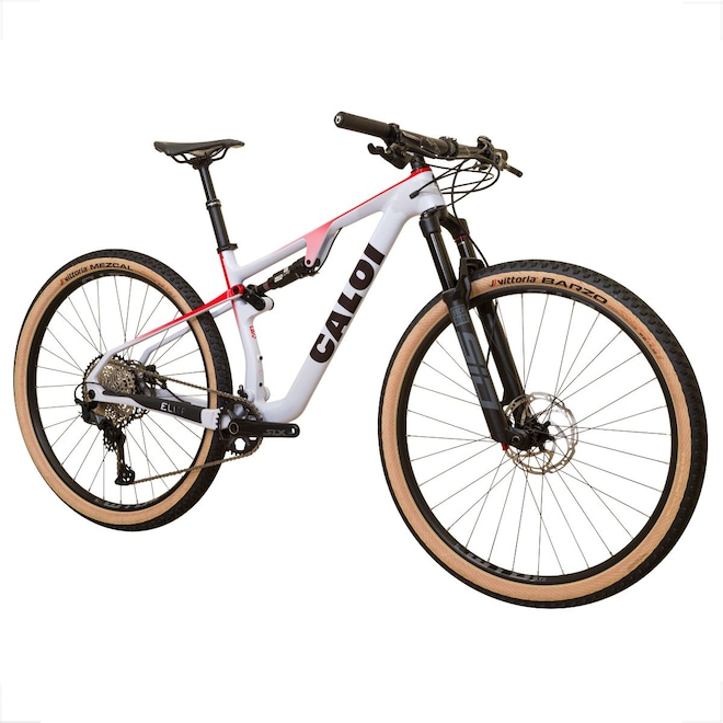 Bicicleta Aro 29 Mtb Caloi Elite Carbon Fs Sport 2025 Rockshox Sid - Foto 1