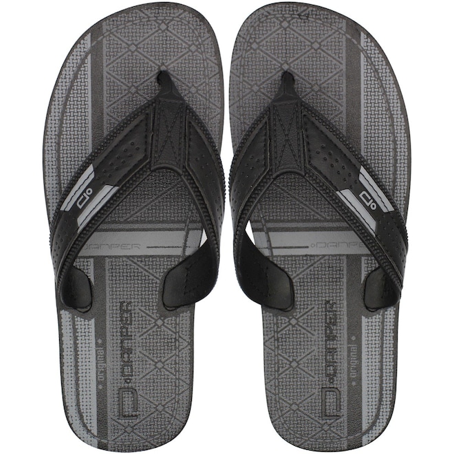 Chinelo Masculino Danper Havana Tira Reforçada De Dedo - Foto 1