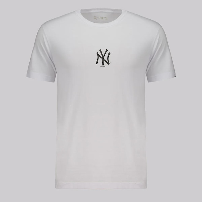 Camiseta New Era MLB New York Yankees Basica Masculina - Foto 1