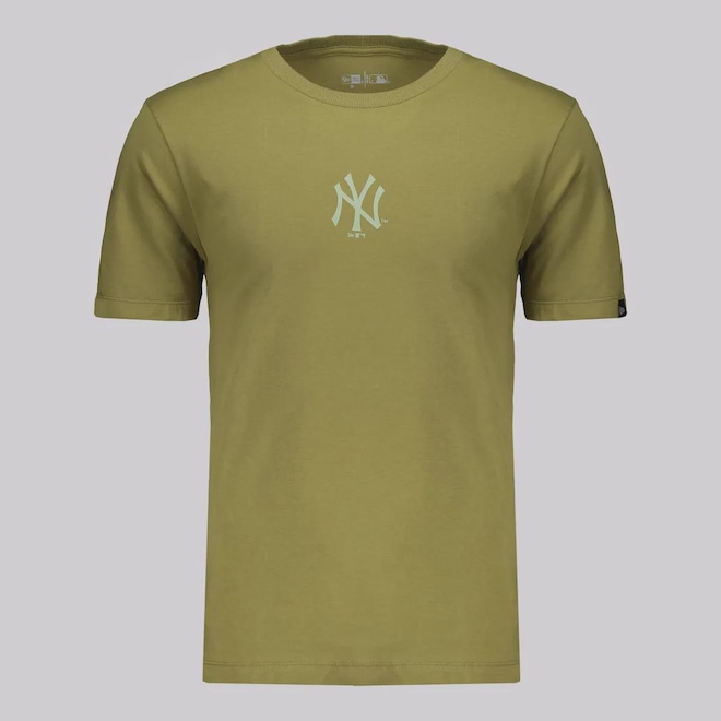 Camiseta New Era MLB New York Yankees Basica Masculina - Foto 1
