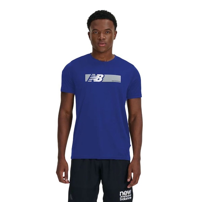 Camiseta Masculina New Balance Box Performance - Foto 1