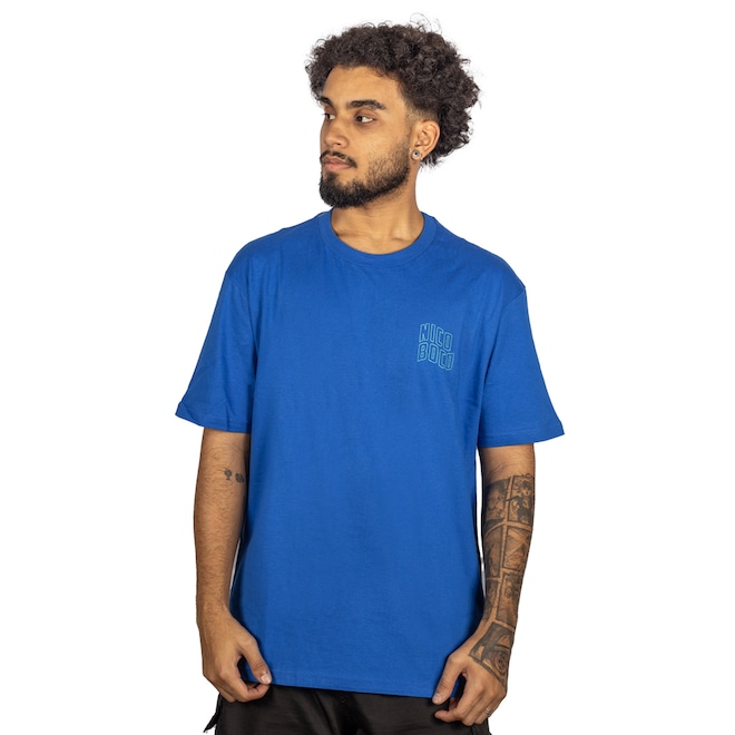 Camiseta Masculina Nicoboco Alaria - Foto 1