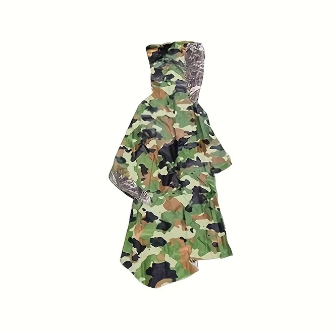 Casaco Esportivo Gold Sports Térmico de Emergência Anti Chuva Camuflada - Foto 1