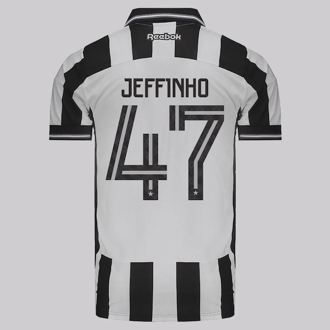 Camisa do Botafogo Reebok I 2025 47 Jeffinho Masculina - Foto 1