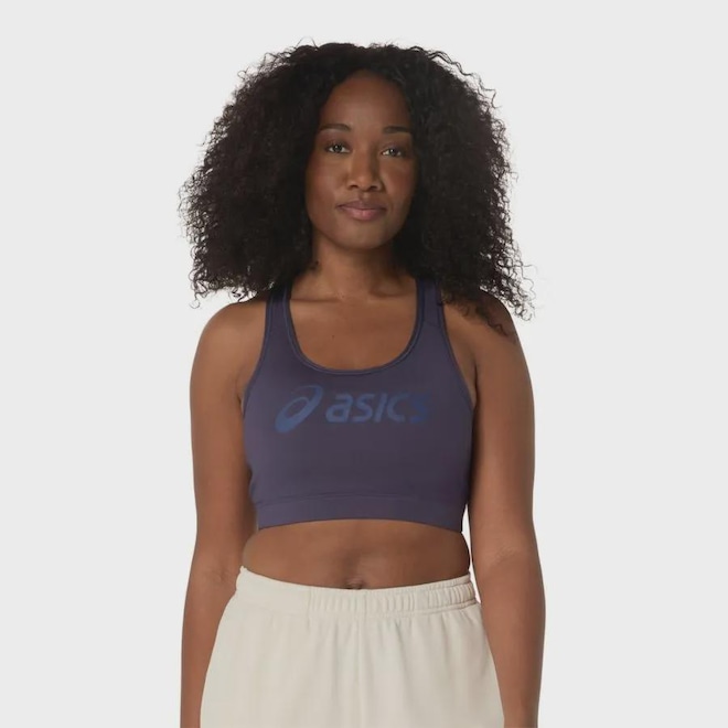 Top Asics Essential Logo Com Bojo Feminino - Foto 1