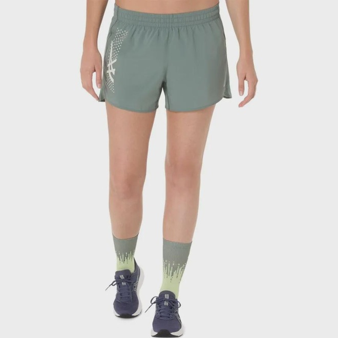 Shorts Asics Icon 4In Feminino - Foto 1