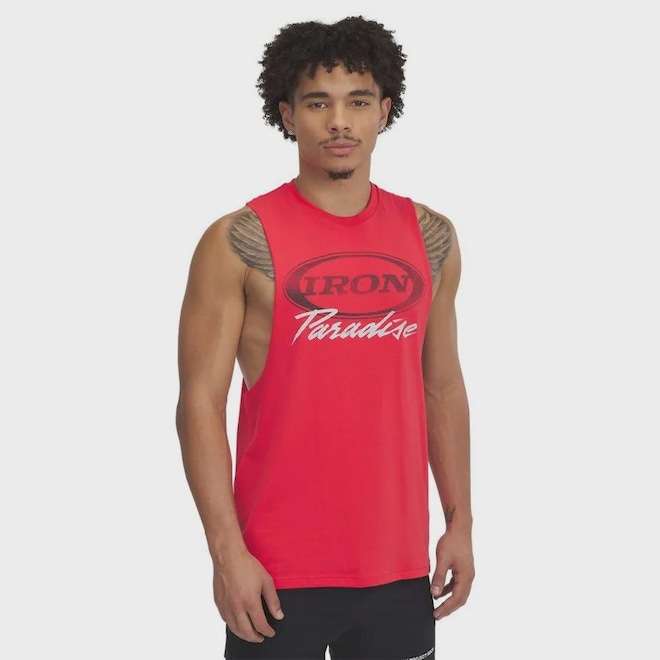 Regata Under Armour Project Rock Iron Tank Masculina - Foto 1