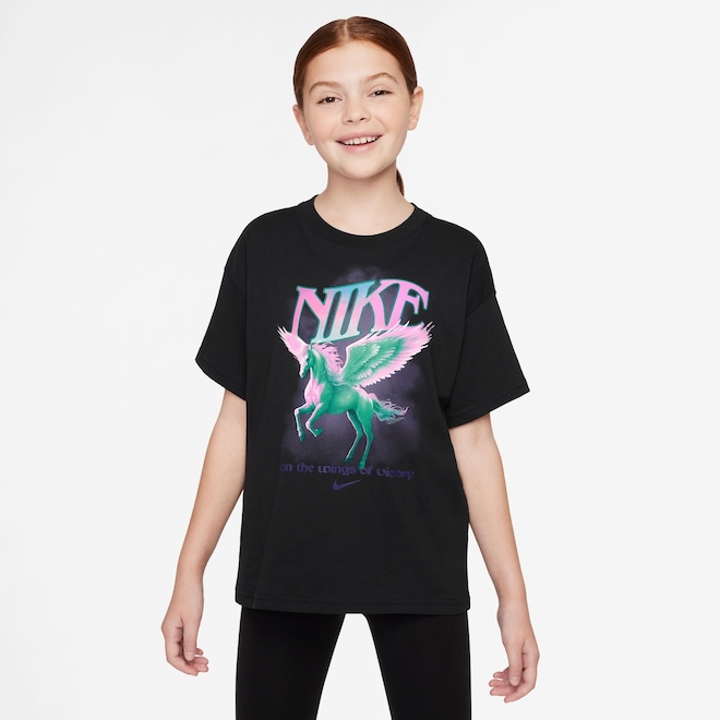 Camiseta Nike Sportswear Photo Infantil - Foto 1