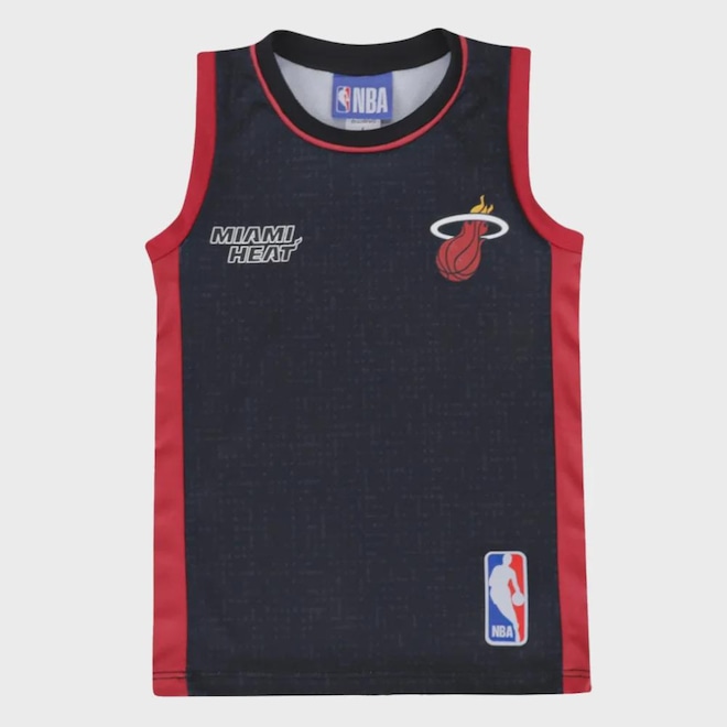 Camiseta Regata Infantil Braziline NBA Terms Miami Heat - Foto 1