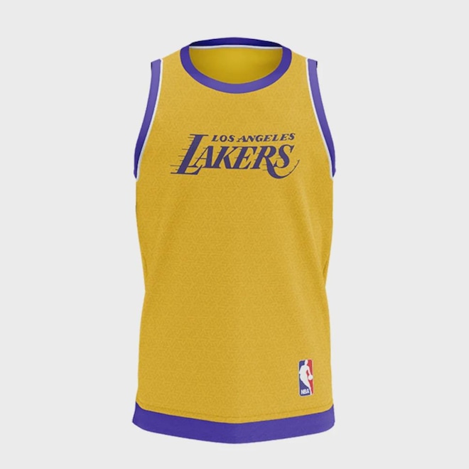 Camiseta Regata Infantil  Braziline NBA Division Lakers - Foto 1