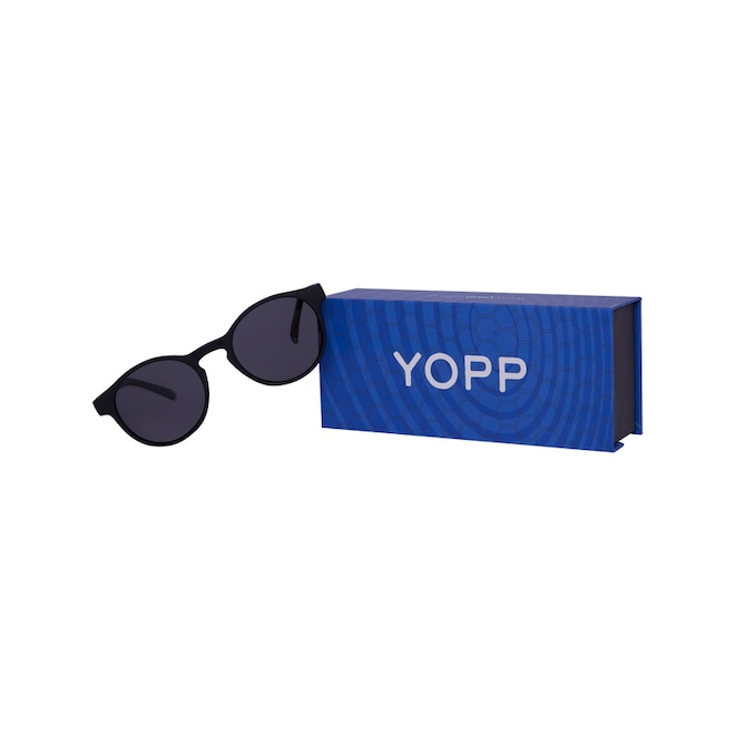 Óculos de Sol Yopp Esportivo Polarizado Uv400 Blackout - Foto 1